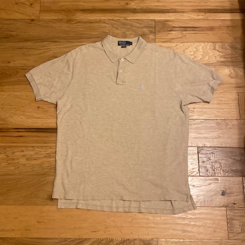 Polo by Ralph Lauren Men’s Polo XL Tan Khaki 100% cotton